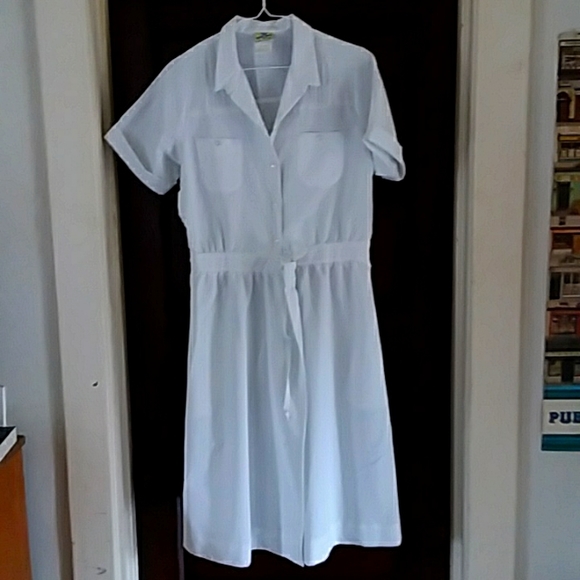 Vintage 60/70s nurse White Swan Uniforms sz 14 - Picture 2 of 6